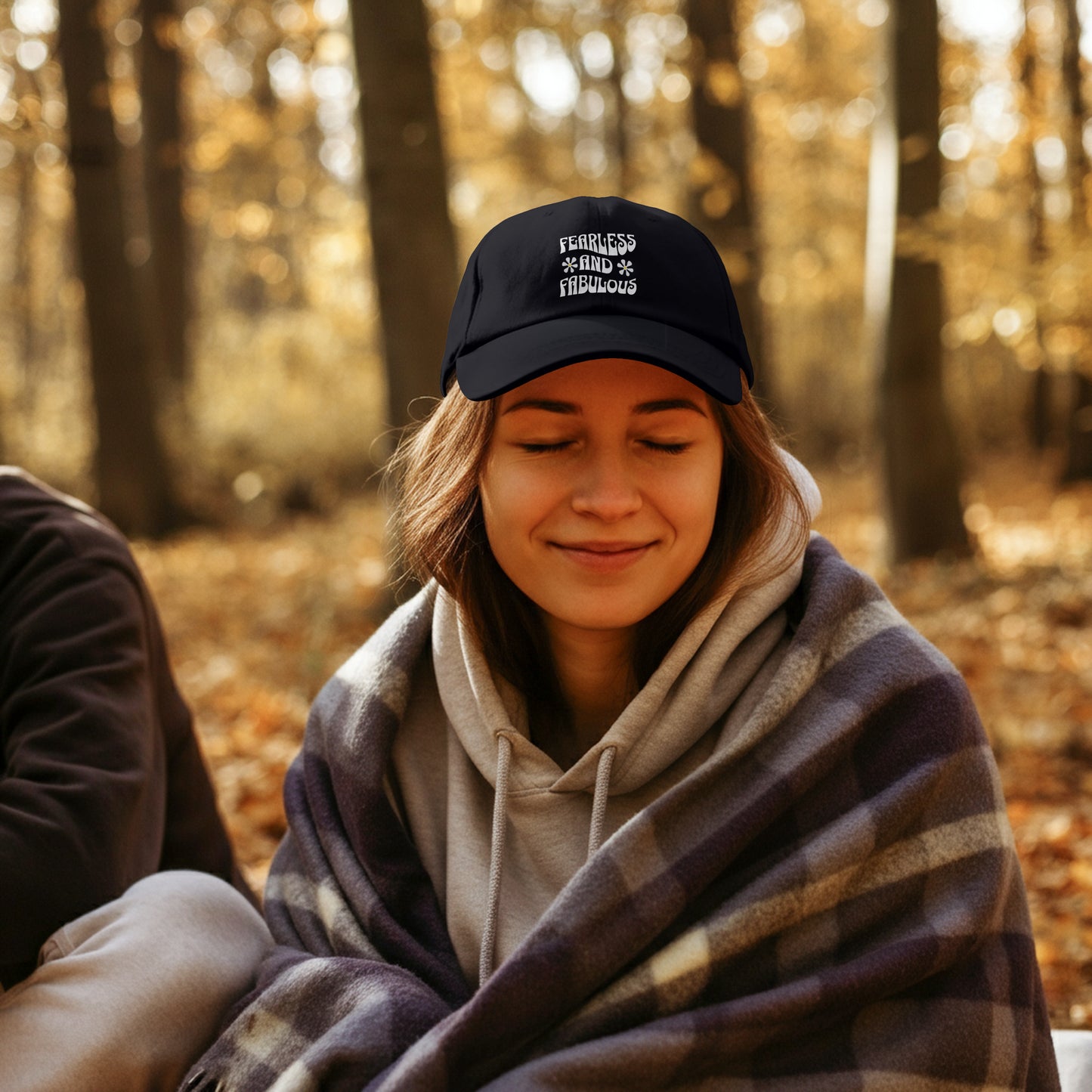 Embroidered Distressed Hat