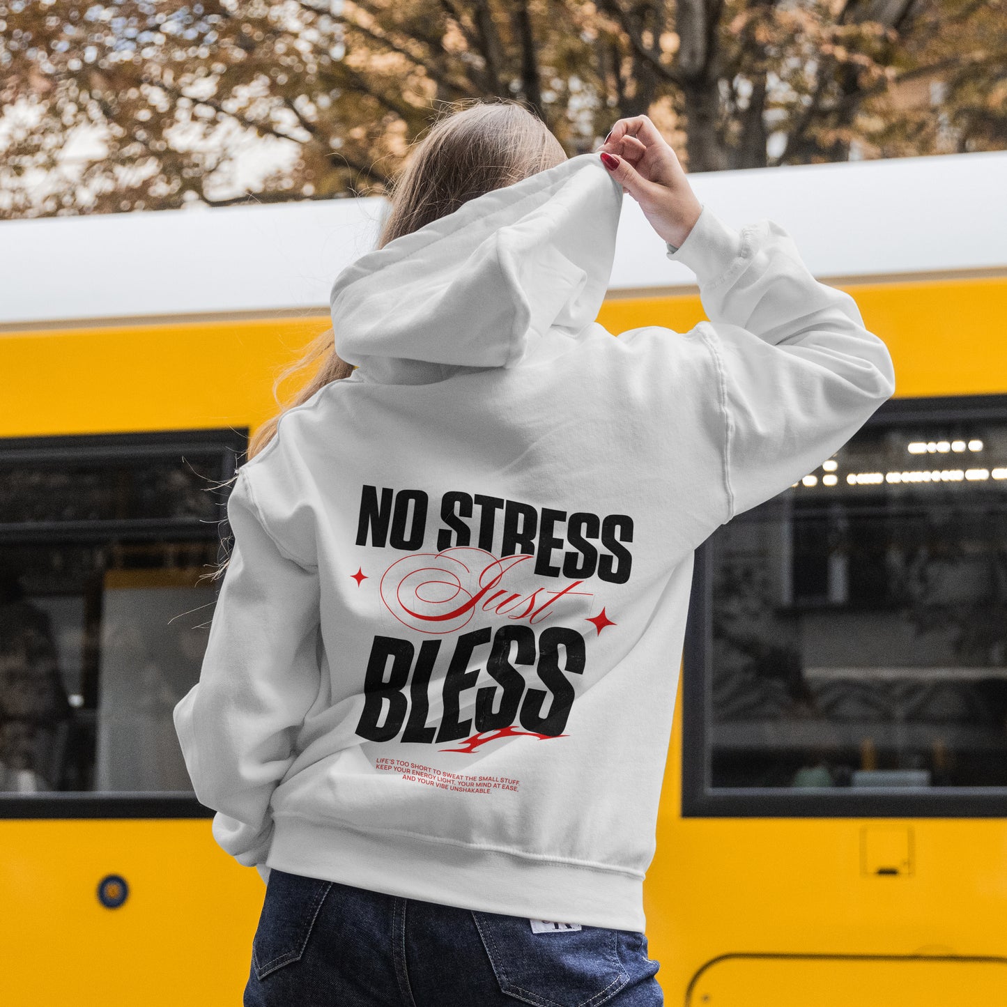 Unisex Heavy Blend- No Stress Hoodie